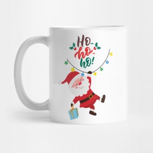 Vintage pink santa claus - Retro Pink Santa Claus - Christmas Stickers Mug